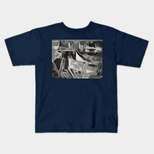 Boats abstraction Kids T-Shirt